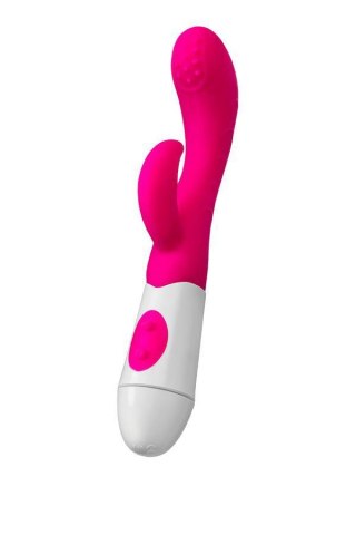 Wibrator króliczek Nessy A Toys silikonowy różowy 20 cm