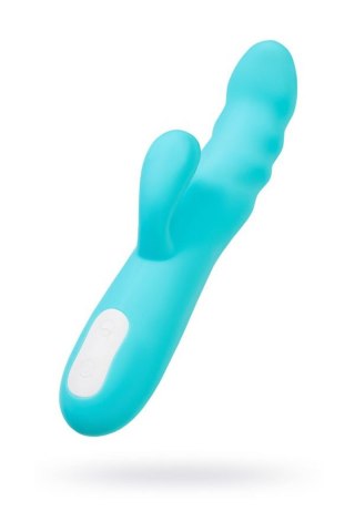 Wibrator króliczek rotacyjny JOS MERRY SWI niebieski silikonowy 20.7 cm USB