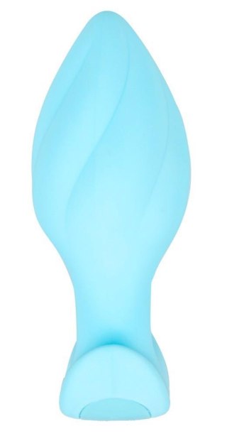 Korek analny wibrujący Cuties niebieski 7 trybów USB