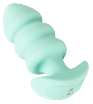 Mini korek analny wibrujący Cuties zielony USB