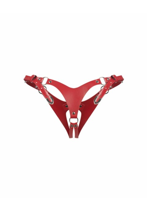 Stringi otwarte Inferro Obsessive czerwone S/M/L