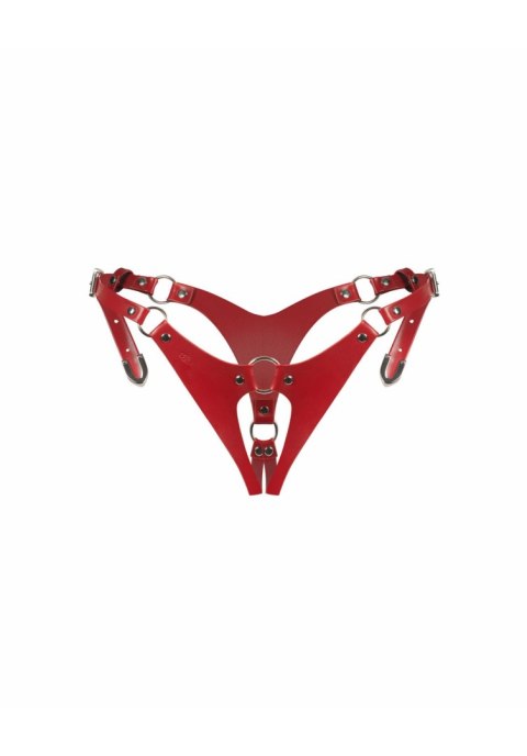 Stringi otwarte Inferro Obsessive czerwone S/M/L