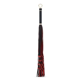 Flogger ekoskórzany EasyToys czerwono czarny 64 cm