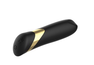 Wibrator mini szminka B Series Cute czarny silikonowy USB 10 cm