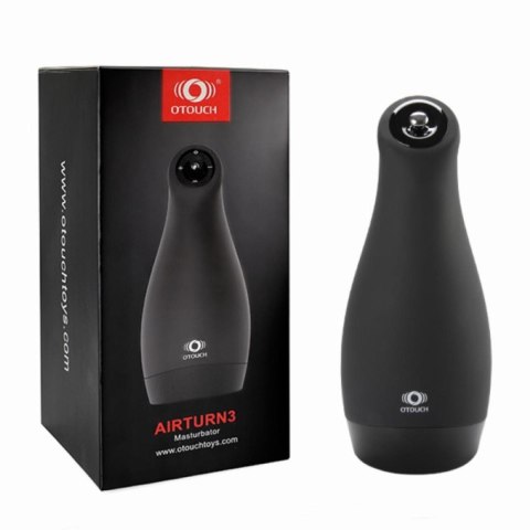 Masturbator silikonowy Otouch Airturn3 z wibracją i ssaniem USB