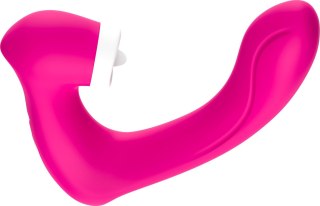 Stymulator silikonowy B Series Joy różowy USB 22 cm