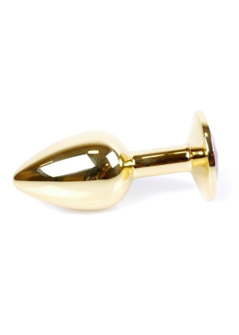 MyLove Toys - Złoty Plug Jewellery - Jasnoniebieski