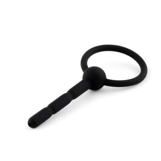 Silikonowy plug penisowy z kanałem HeavyFun 10,5 cm
