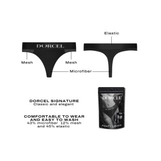 Stringi Panty Lover z kieszonką na wibrator Dorcel XXL
