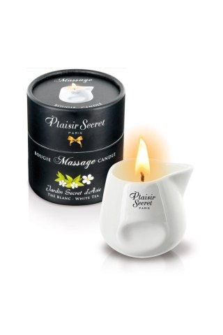 Świeca do masażu Plaisir Secret biała herbata 80 ml