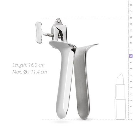 Wziernik pochwy Collins Sinner Gear stal nierdzewna srebrny 16 cm