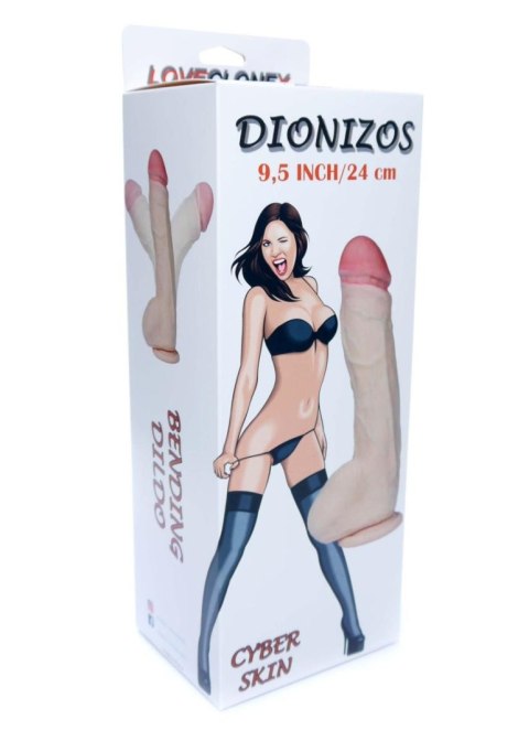 Dildo z cyberskóry Series Real elastyczne 25 5 cm