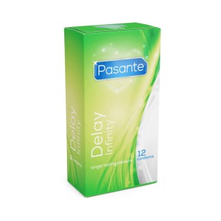 Prezerwatywy opóźniające Pasante Delay Infinity 12 sztuk