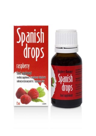 Krople Spanish Drops Raspberry Romance malinowe Cobeco 15 ml