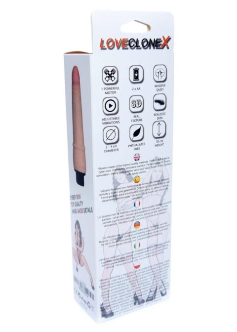 Wibrator realistyczny cyber skóra B Series Real 18 cm