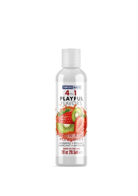 Lubrykant 4w1 Swiss Navy truskawka kiwi 30 ml