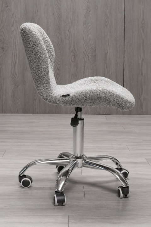 Lugano Krzesło obrotowe VASTO OFFICE BOUCLE GREY SILVER