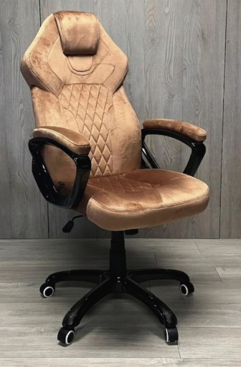 Prototype Fotel obrotowy do biurka SPIDER BROWN ALCANTARA