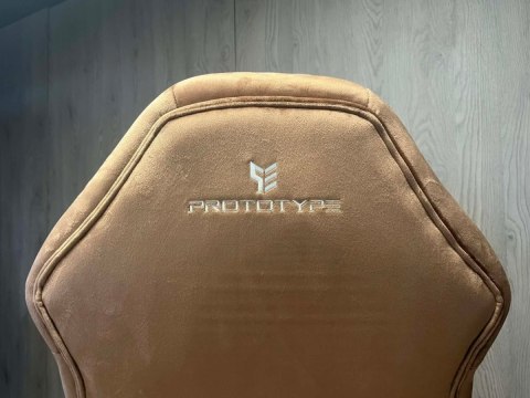 Prototype Fotel obrotowy do biurka SPIDER BROWN ALCANTARA