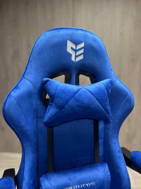 Prototype Fotel obrotowy gamingowy ENZO XL BLUE ALCANTARA