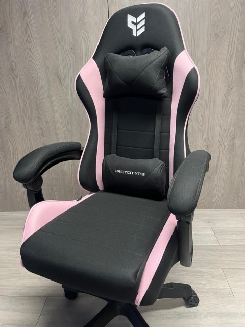 Prototype Fotel obrotowy gamingowy ENZO XL PINK FABRIC