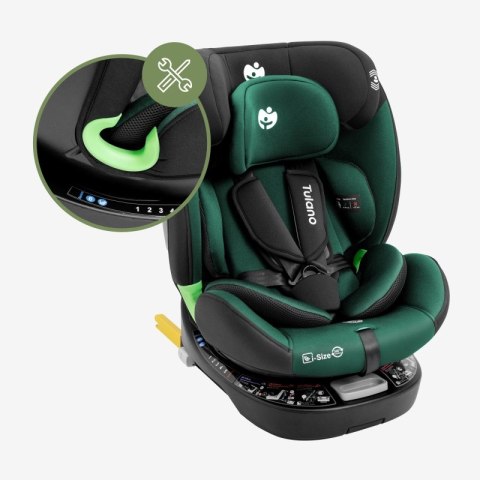Fotelik samochodowy obrotowy Loom 35 Black Green