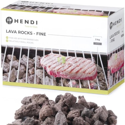 Kamień lawowy do grilla gazowego 3kg - Hendi 152706