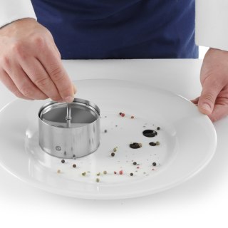 Pierścień kucharski cukierniczy do ciast potraw śr.100x(H)45mm Hendi 512159