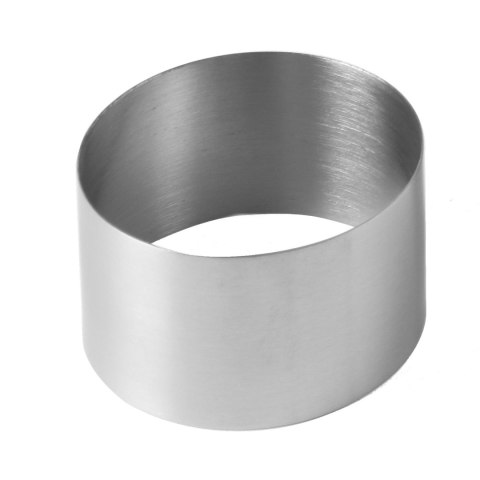 Pierścień kucharski cukierniczy ze stali nierdzewnej śr. 70mm wys. 45mm - Hendi 512104