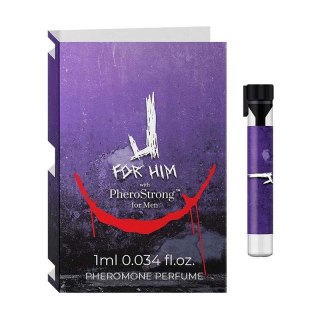Tester perfum z feromonami męskimi J for Him PheroStrong 1ml