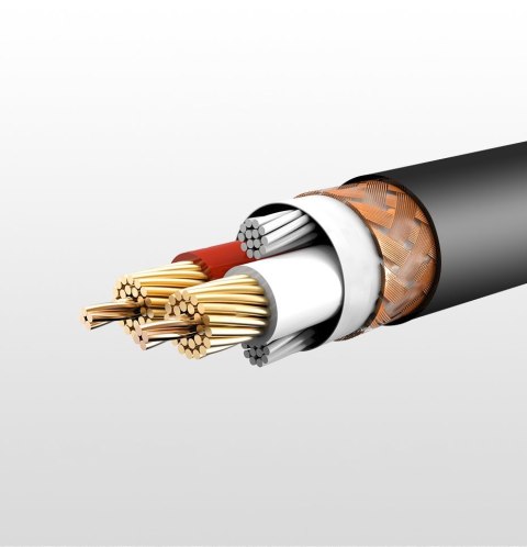 Przedłużacz kabla przewodu audio do mikrofonu XLR 2m czarny