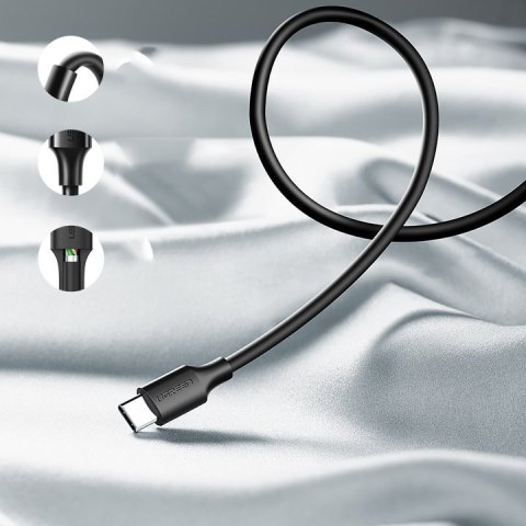Wytrzymały kabel przewód USB - USB-C 480 Mbps 3A 1.5m czarny