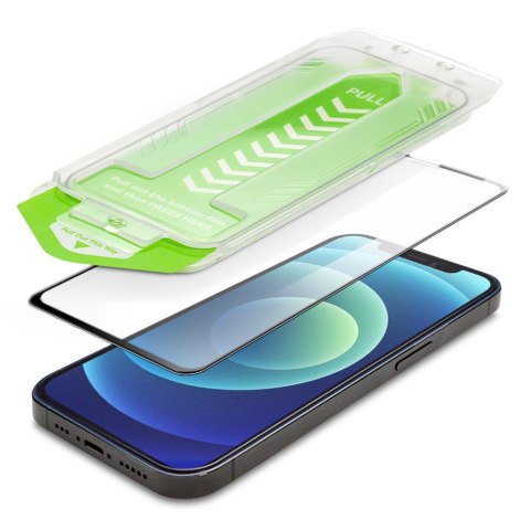 Szkło hartowane 9H z ramką montażową do iPhone 14 Plus Premium Glass czarne