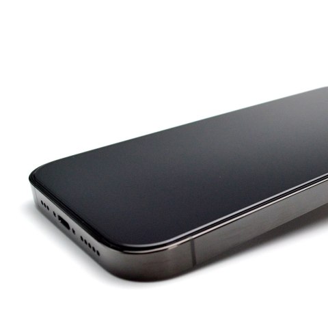 Szkło hartowane 9H z ramką montażową do iPhone 14 Plus Premium Glass czarne