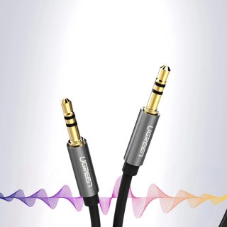 Kabel przewód audio AUX mini jack 3.5mm 3m - czarny