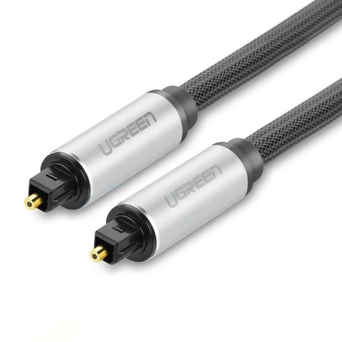 Kabel przewód optyczny audio Toslink SPDIF 2m - szary