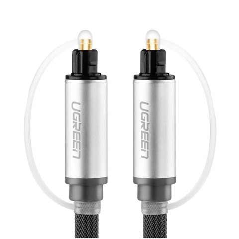 Kabel przewód optyczny audio Toslink SPDIF 2m - szary