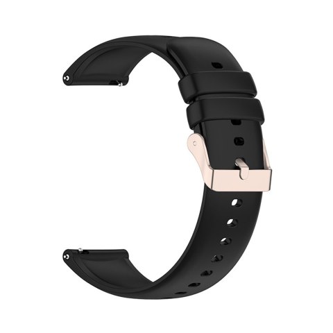Pasek silikonowy do zegarka Xiaomi Mi Watch/Amazfit GTR 47mm - czarny