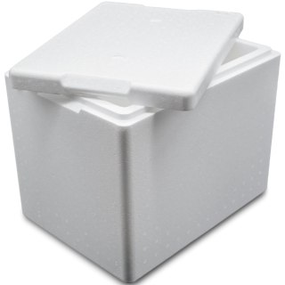 Termobox pudełko termiczne styropianowe z pokrywką atest PZH 395x295x320mm 20L