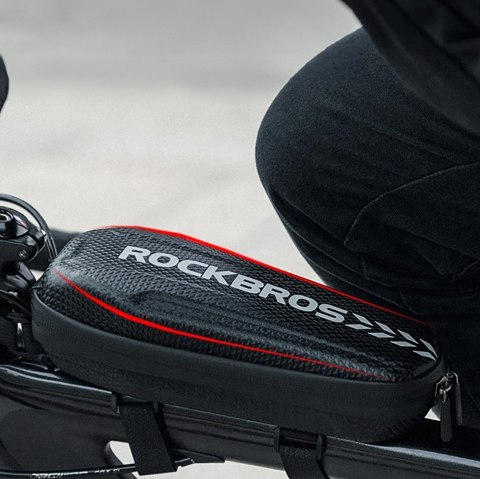 Torba rowerowa mocowana na kierownicę lub ramę 3l B62-1 - czarna