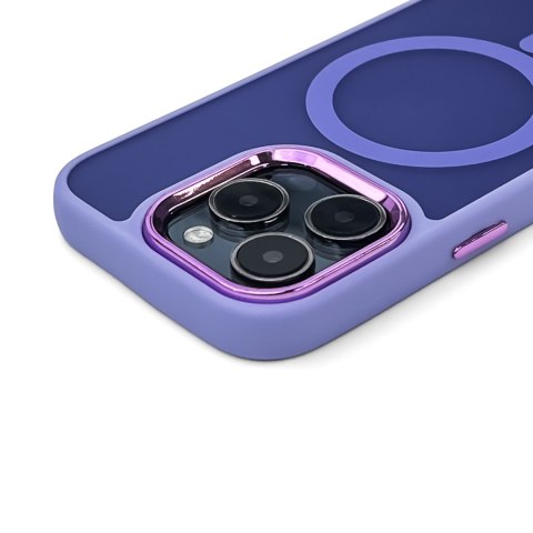 Etui na Samsung Galaxy S24 FE Fashion Case z MagSafe - fioletowe