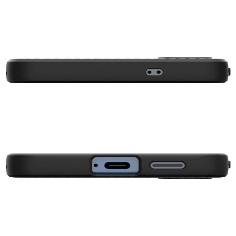 Etui na Samsung Galaxy S25 Liquid Air - czarny-mat
