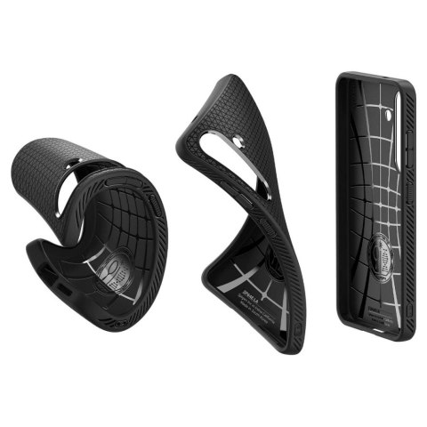 Etui na Samsung Galaxy S25 Liquid Air - czarny-mat