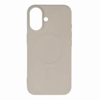 Etui na Samsung Galaxy S25 Liquid Silicone Case MagSafe - beżowe