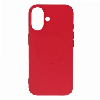Etui na Samsung Galaxy S25 Liquid Silicone Case MagSafe - czerwone