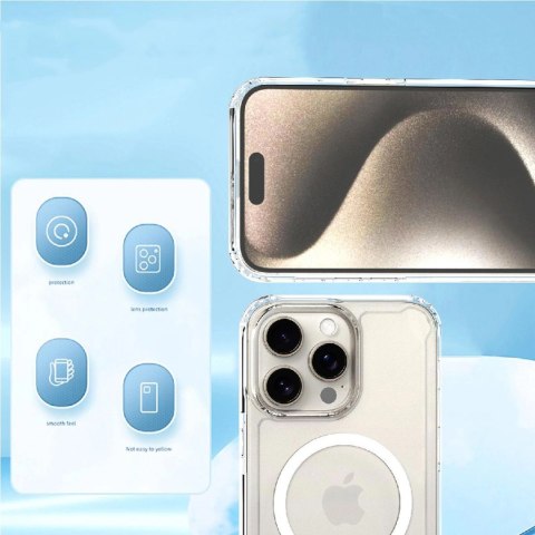 Etui ochronne na Samsung Galaxy S25 Clear Corner Case MagSafe - przezroczyste