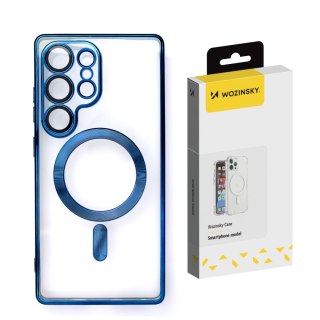 Etui plecki na Samsung Galaxy S25+ Electroplated Case z Magsafe - niebieskie