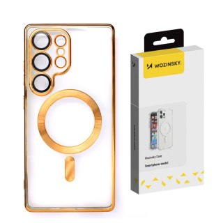 Etui plecki na Samsung Galaxy S25+ Electroplated Case z Magsafe - złote