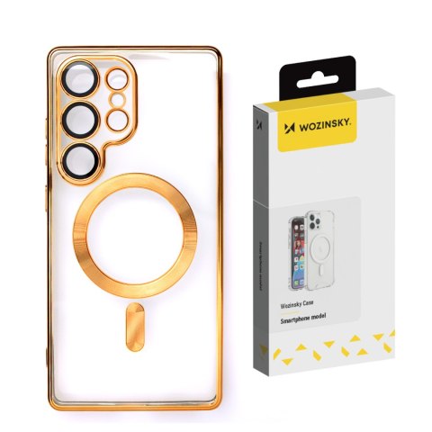 Etui plecki na Samsung Galaxy S25+ Electroplated Case z Magsafe - złote