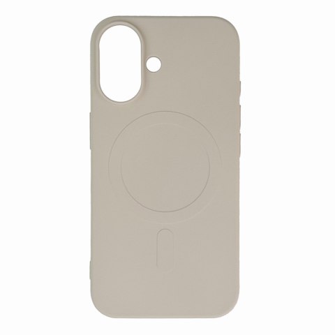 Etui pokrowiec na Samsung Galaxy S24 FE Liquid Silicone Case MagSafe - beżowe